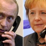путин меркел телефон