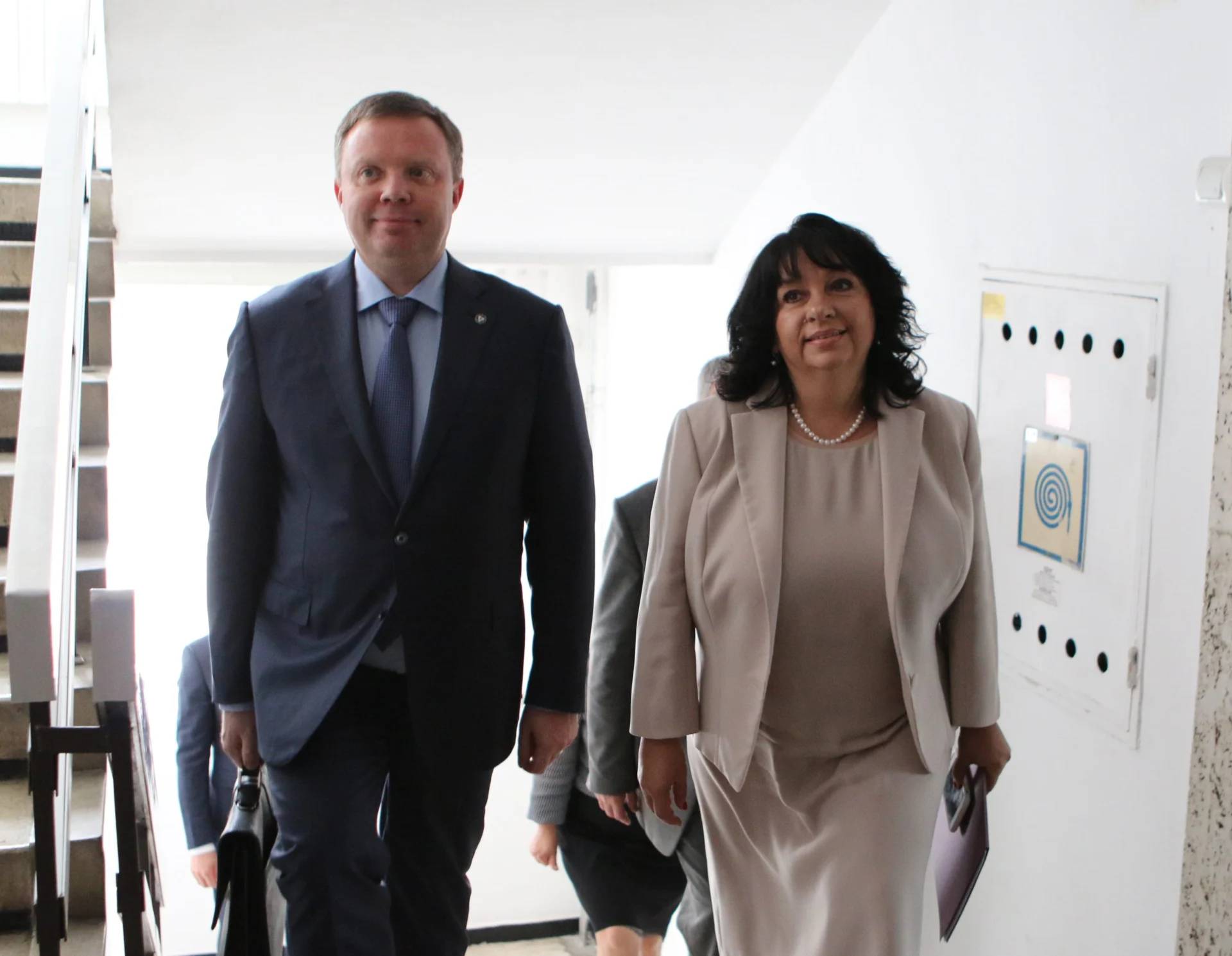 Пресконференция АЕЦ Козлодуй Теменужка Петкова Кирил Комаров