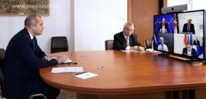 Президентът Румен Радев проведе видеоконферентен разговор с председателя на Европейския съвет Шарл Мишел