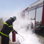 учение пожарна