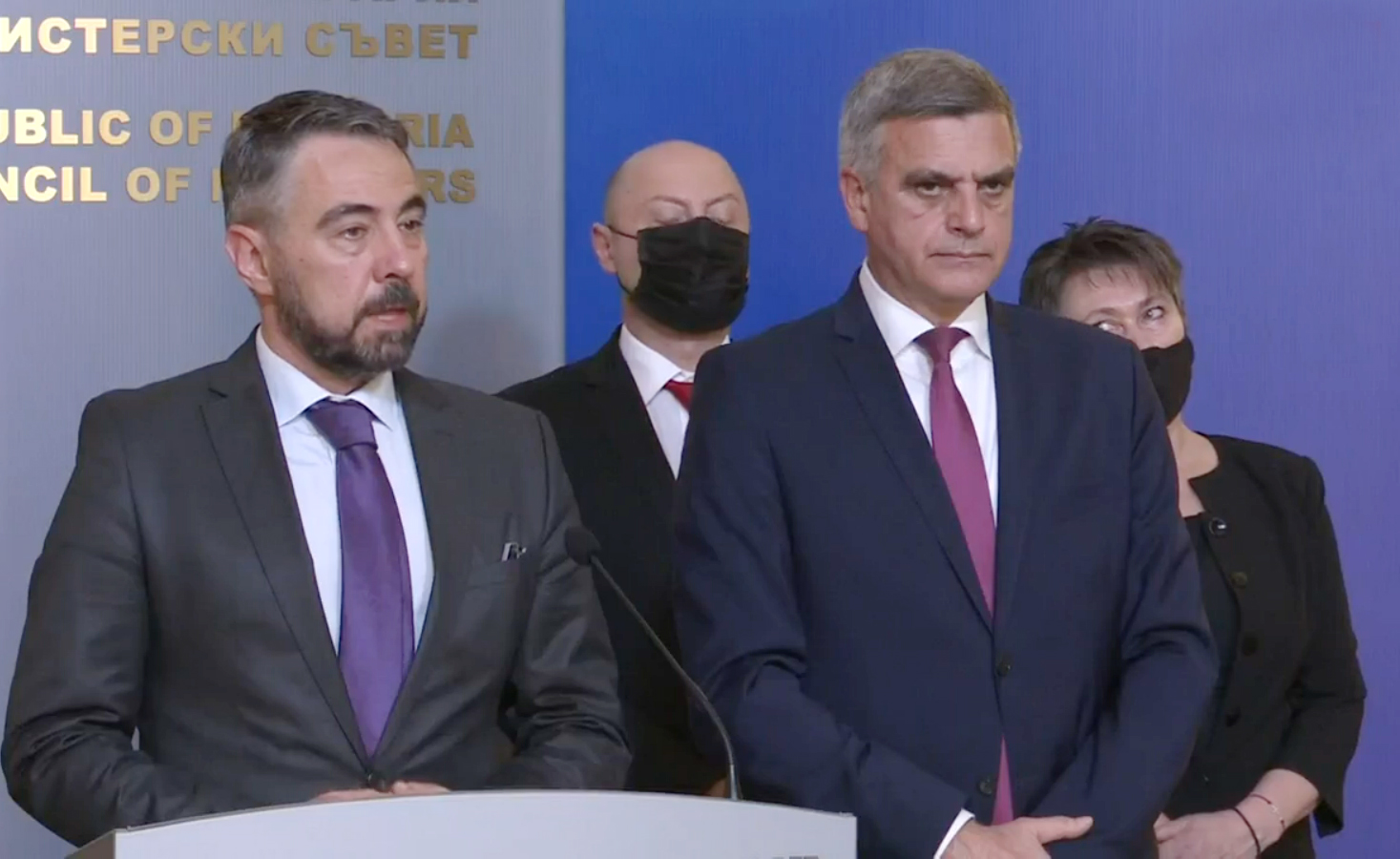 Министерски съвет брифинг Стефан Янев