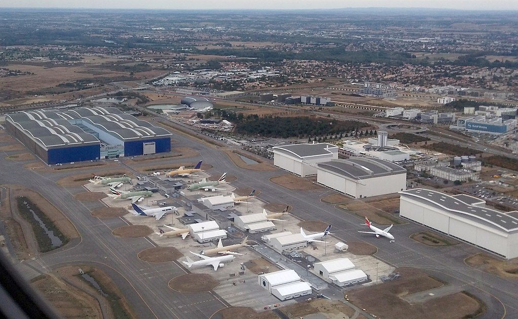 Главните производствени мощности на Airbus в Тулуза