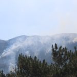 Пожарът на границата с Гърция отново навлезе на българска територия
