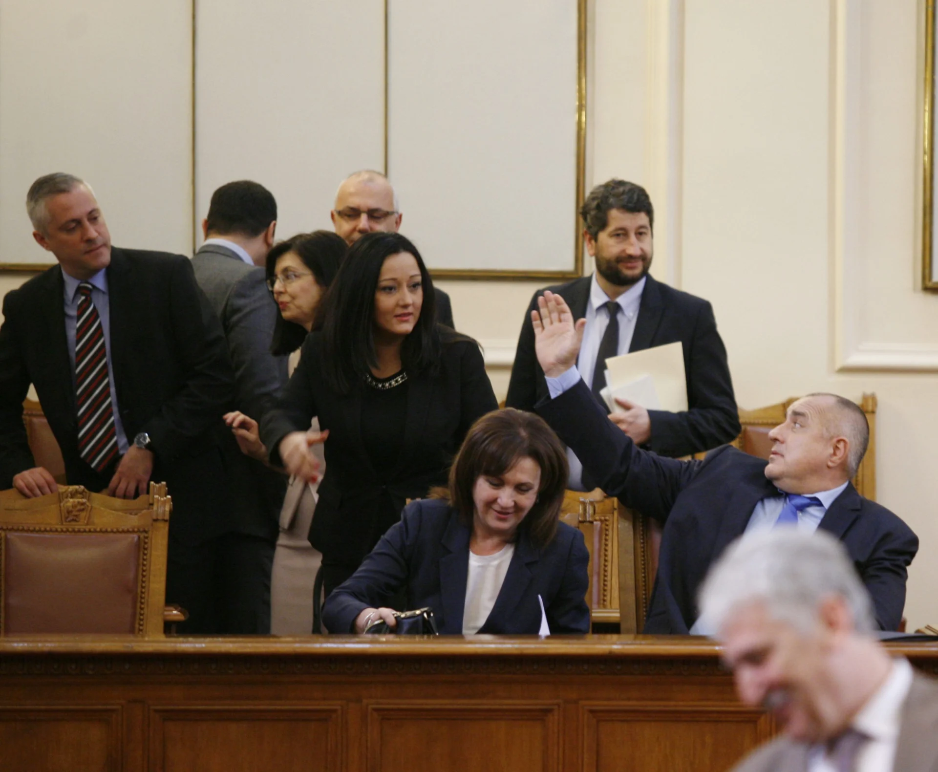 Парламент Избиране на нов вътрешен министър Румяна Бъчварова Бойко Борисов Томислав Дончев Веселин Вучков