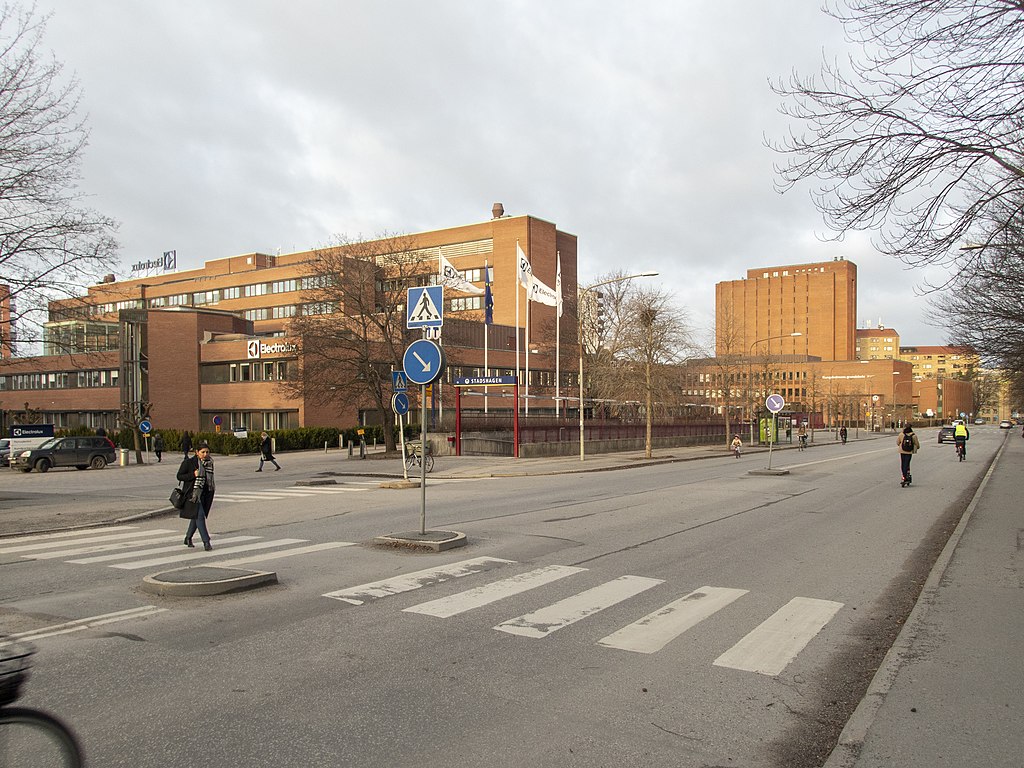 Централата на Electrolux/Електролукс в Стокхолм