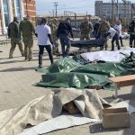 ракетен удар краматорск източна украйна (АФП)