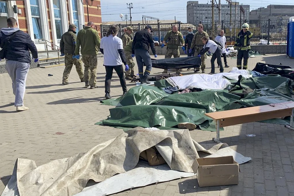 ракетен удар краматорск източна украйна (АФП)