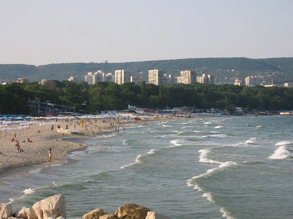 един от плажовете на Черно море край Варна