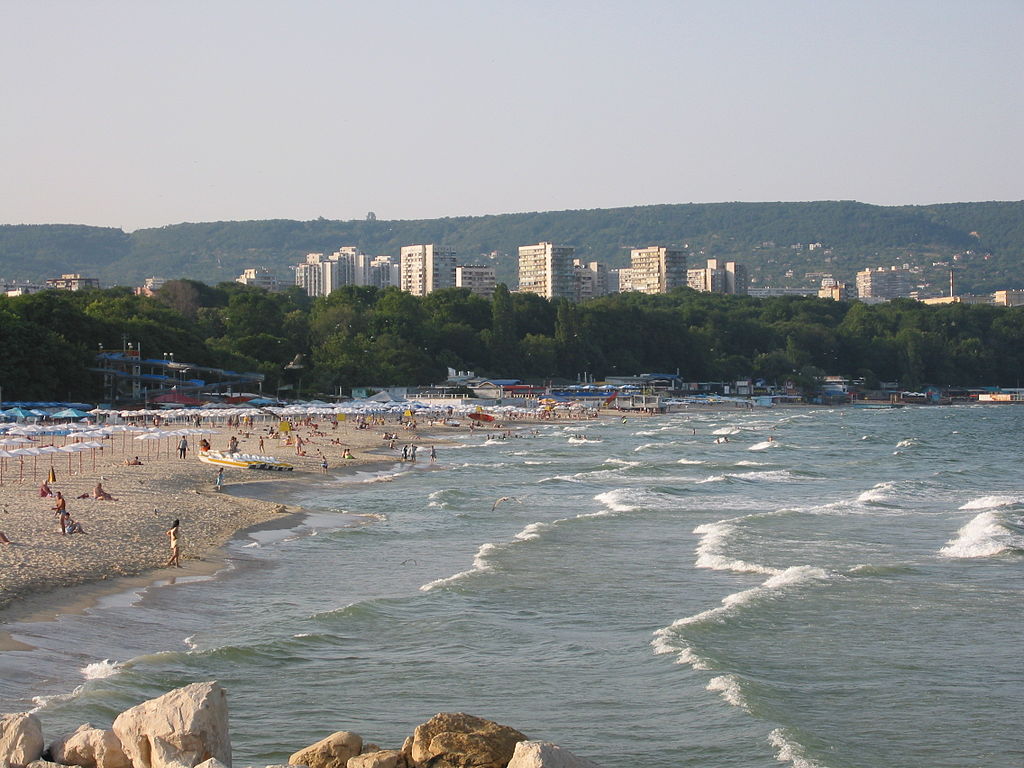 един от плажовете на Черно море край Варна