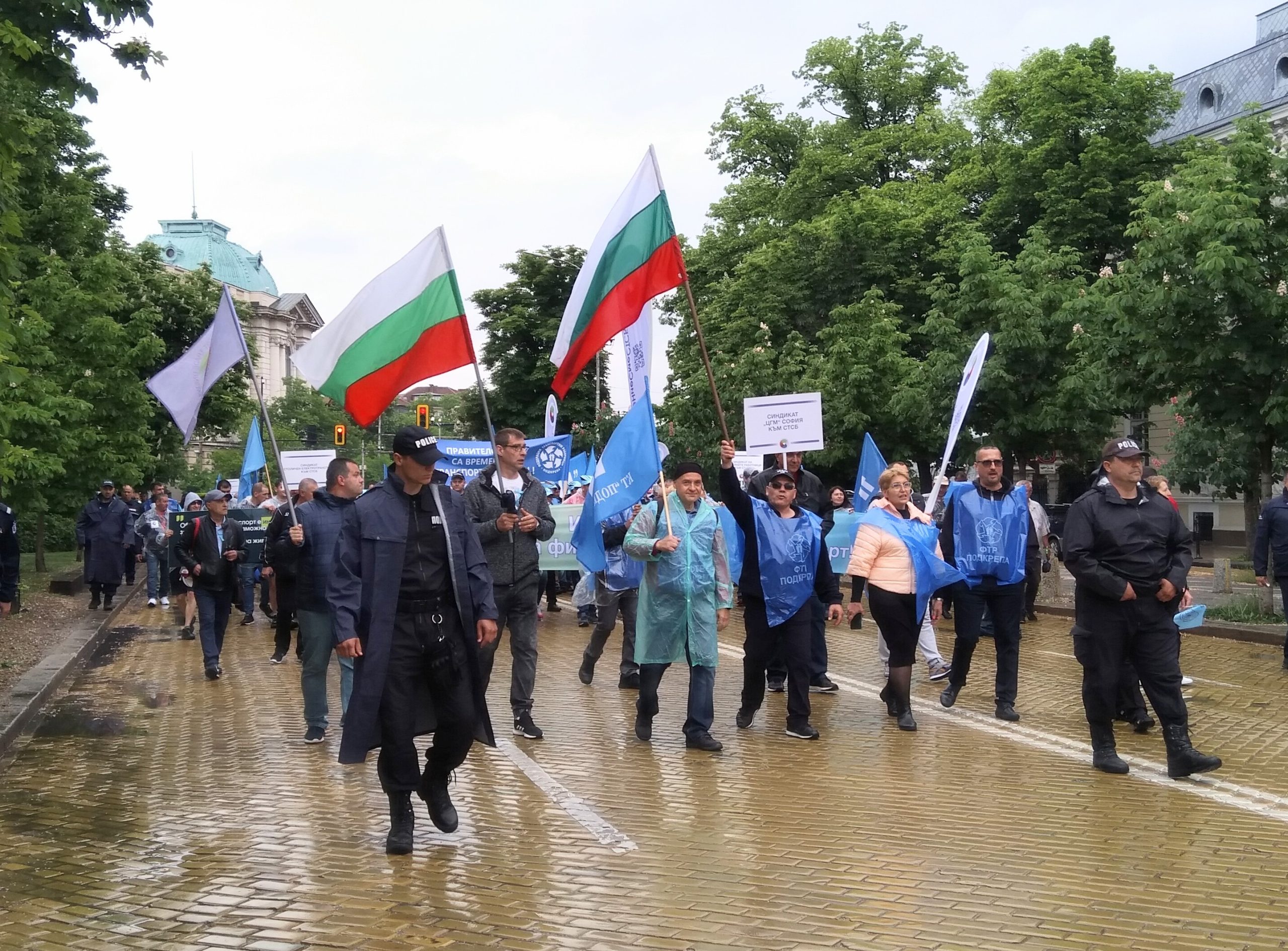 Протест на превозвачите