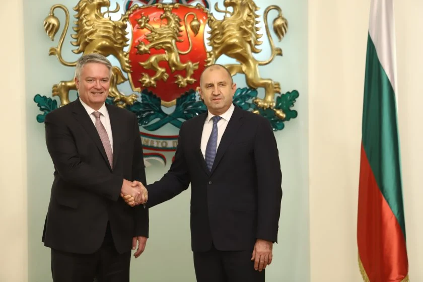 Румен Радев и Матиас Корман