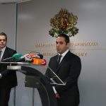Министерство на икономиката Пресконференция за Дунарит Лъчезар Борисов -д зам. мин. Емил Караниколов - министър на икономиката