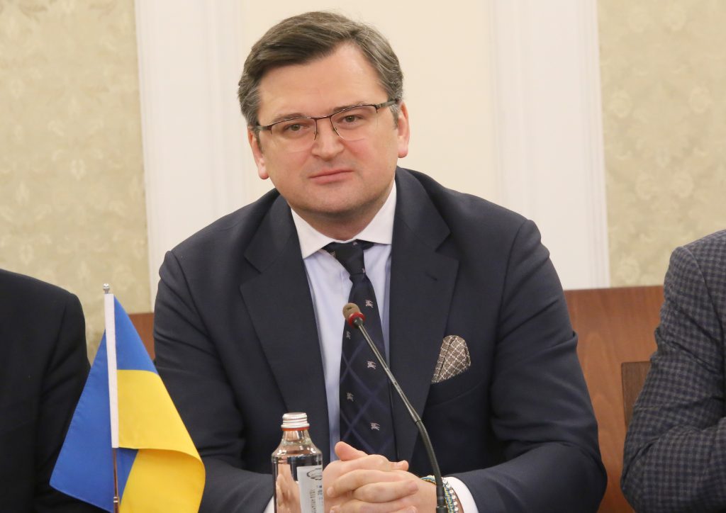 Парламент министър на външните работи на Украйна Дмитро Кулеба комисия по външна политика