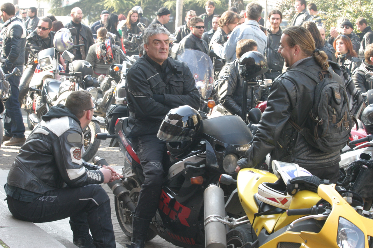 Протест на мотористи срещу увеличението на данъците