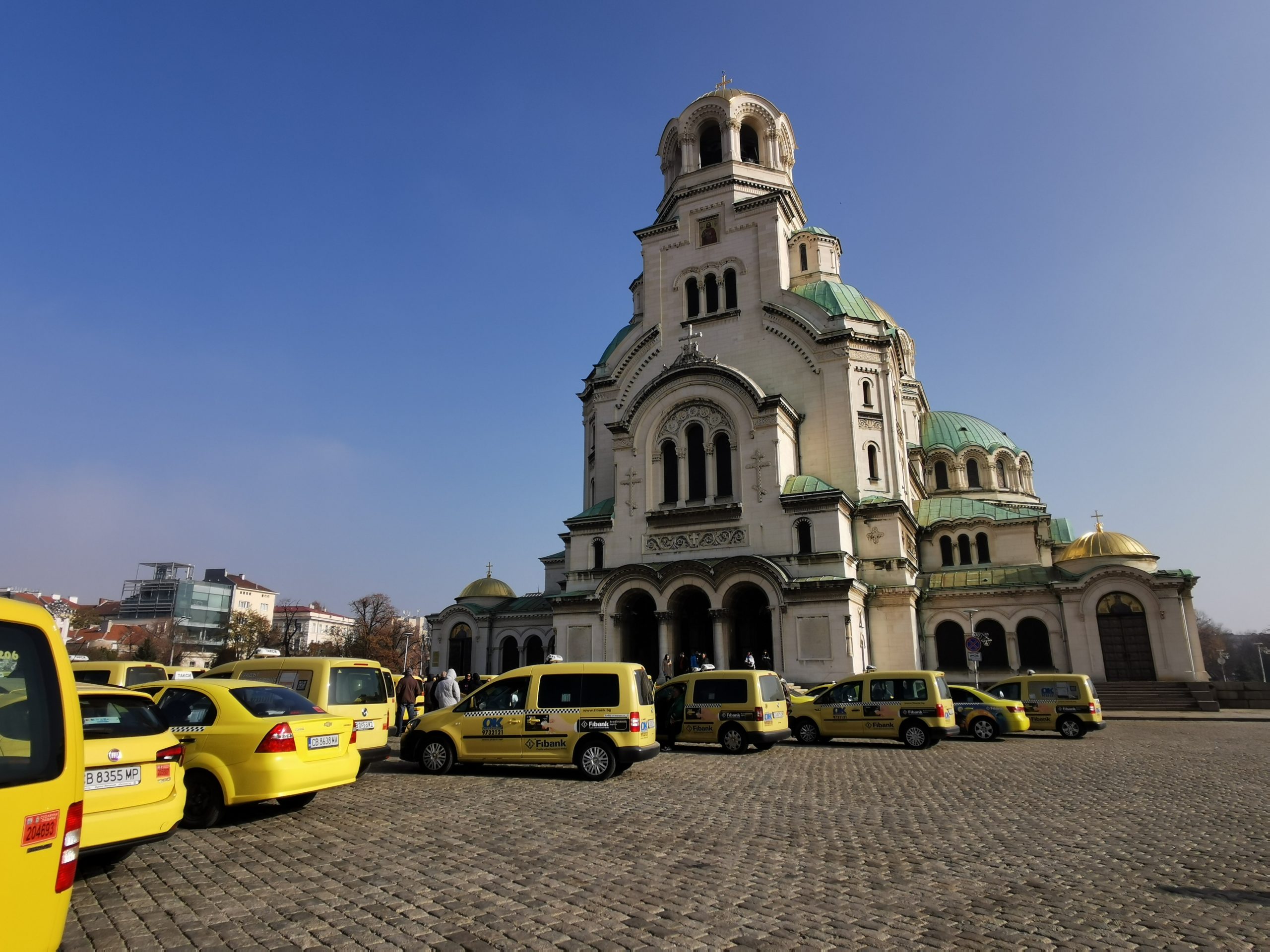 Протест на таксиметровите шофьори
