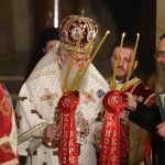Под камбанния звън на храм-паметника "Св. Александър Невски" и с думите: "Христос ВоскНегово Светейшество патриарх Неофит оповести настъпването на най-големия християнски празник - Възкресение Христово