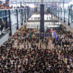 хонконг протест летище