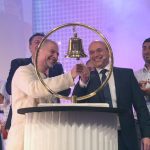 Пламен Русев - изпълнителен председател на борда на Webit.Foundation и Маню Моравенов – изпълнителен директор на БФБ.