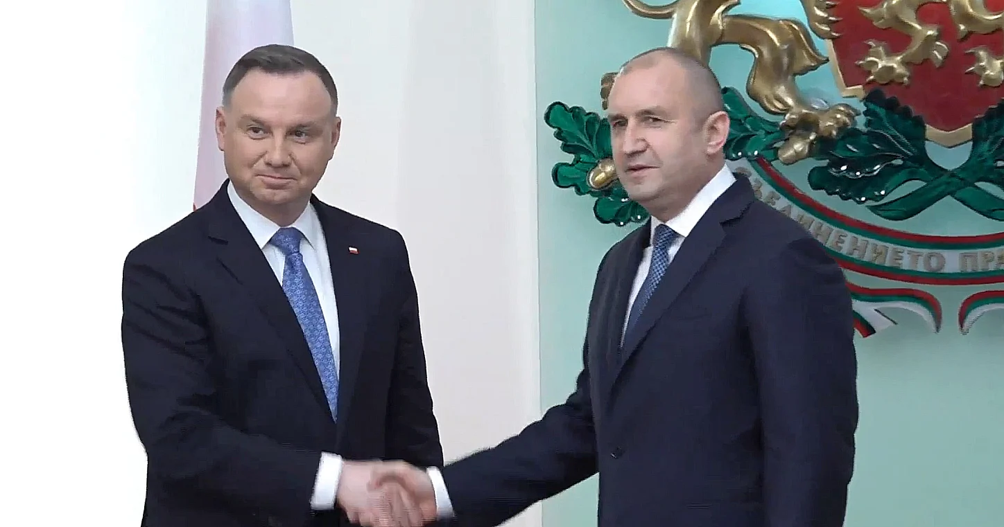 Румен Радев се среща с президента на Република Полша Анджей Дуда