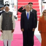 Начало 34 Моди на първо посещение в Израел от началото на войната в Газа