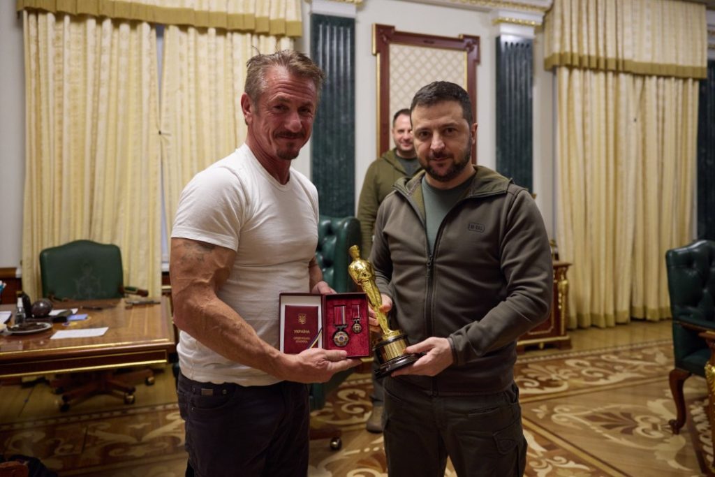 шон пен володимир зеленски оскар