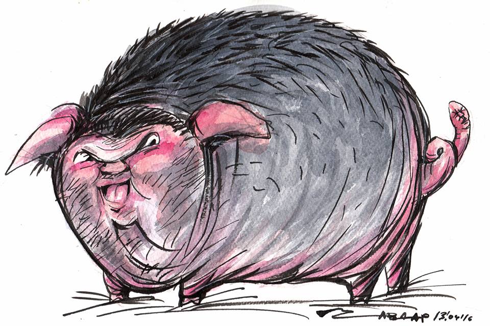 Чавдар Николов - карикатура