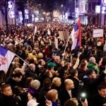 протест протести сърбия белград