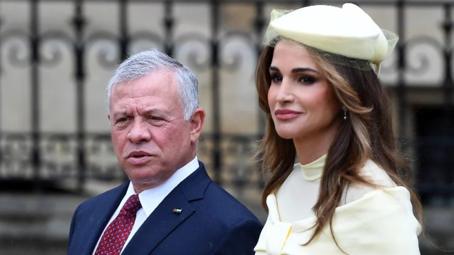Кралят на Йордания Абдула II бин Ал-Хюсеин и кралица Рания ал Абдула.