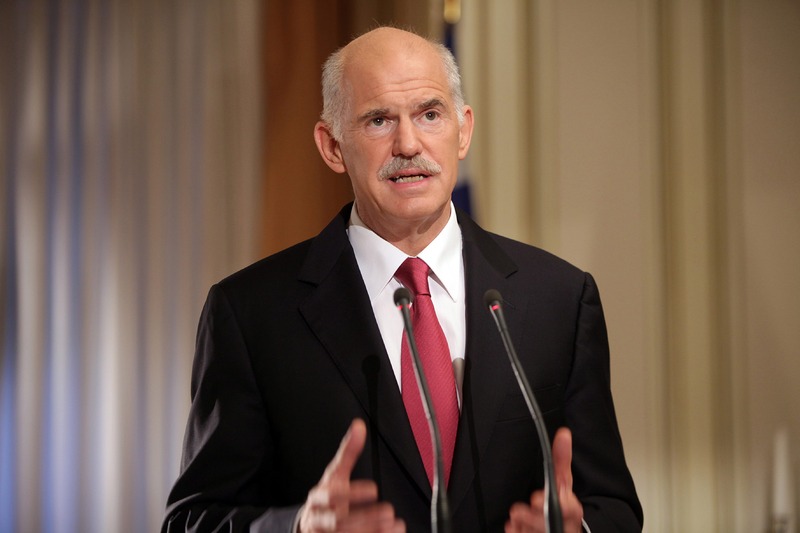 Премиерът на Гърция Георгиос Папандреу