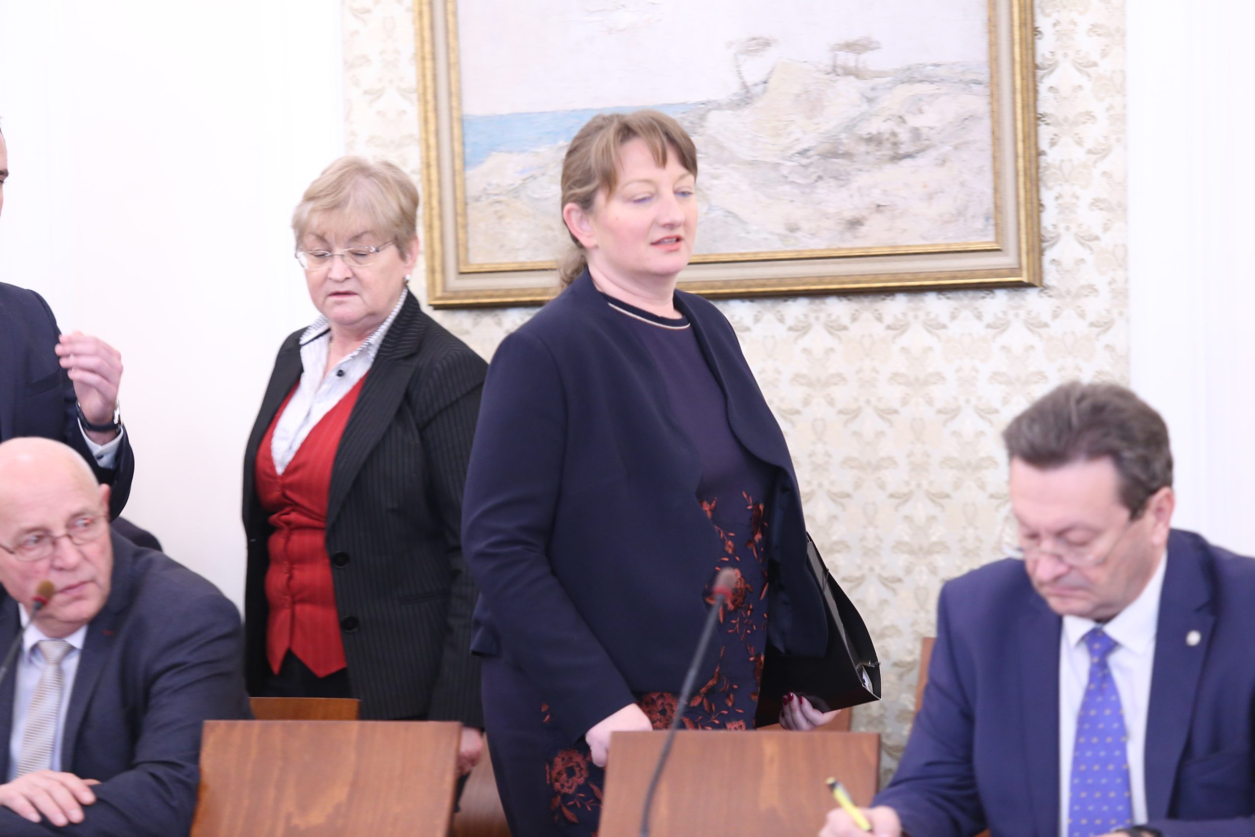 Деница Сачева на среща с БСП за закона за социалните услуги