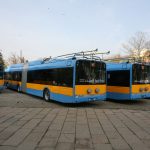 Министърът на регионалното развитие Десислава Терзиева  участва в церемонията по въвеждане в експлоатация на 8 нови тролейбуса по линии на столичния градски транспорт