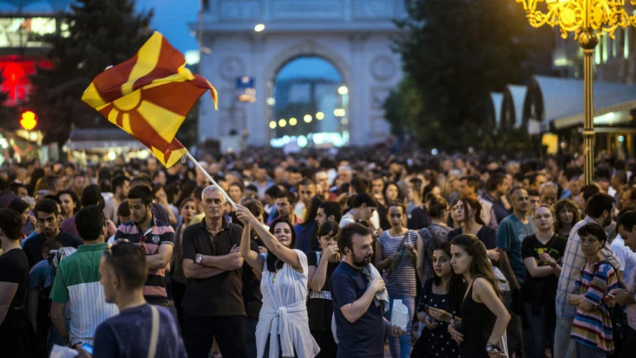македония протести
