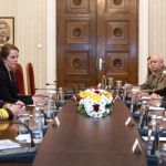 Президентът Румен Радев на среща с председателя на Военния комитет на НАТО адмирал Роб Бауер