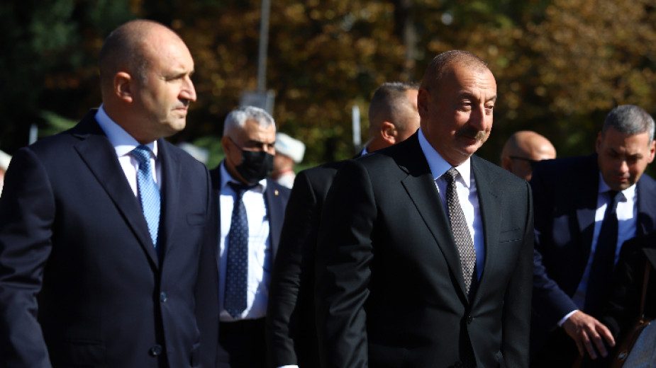 Румен Радев и Илхам Алиев