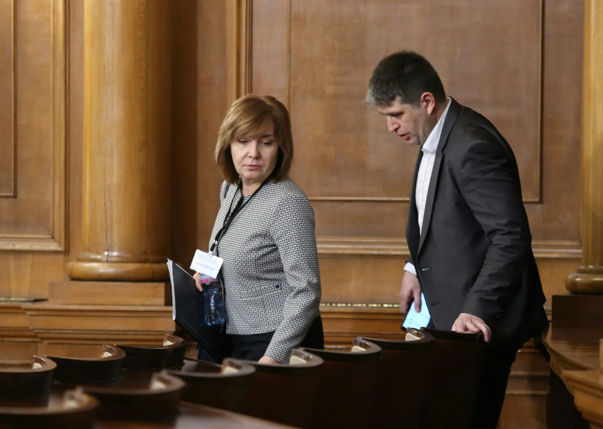 Парламент доклад за работата на Временната комисия за НАП Галя Димитрова - директоп НАП