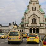 Протест таксита таксиметрови шофьори