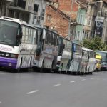 Автобуси протестиращи