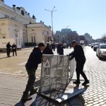 Протест полиция парламент