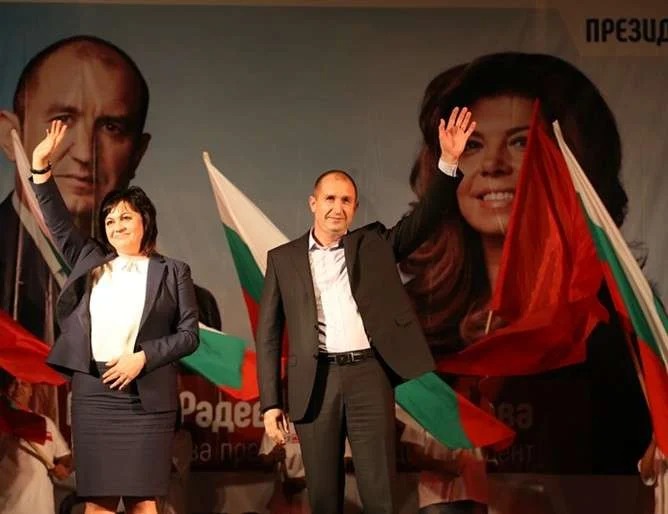Румен Радев и Корнелия Нинова