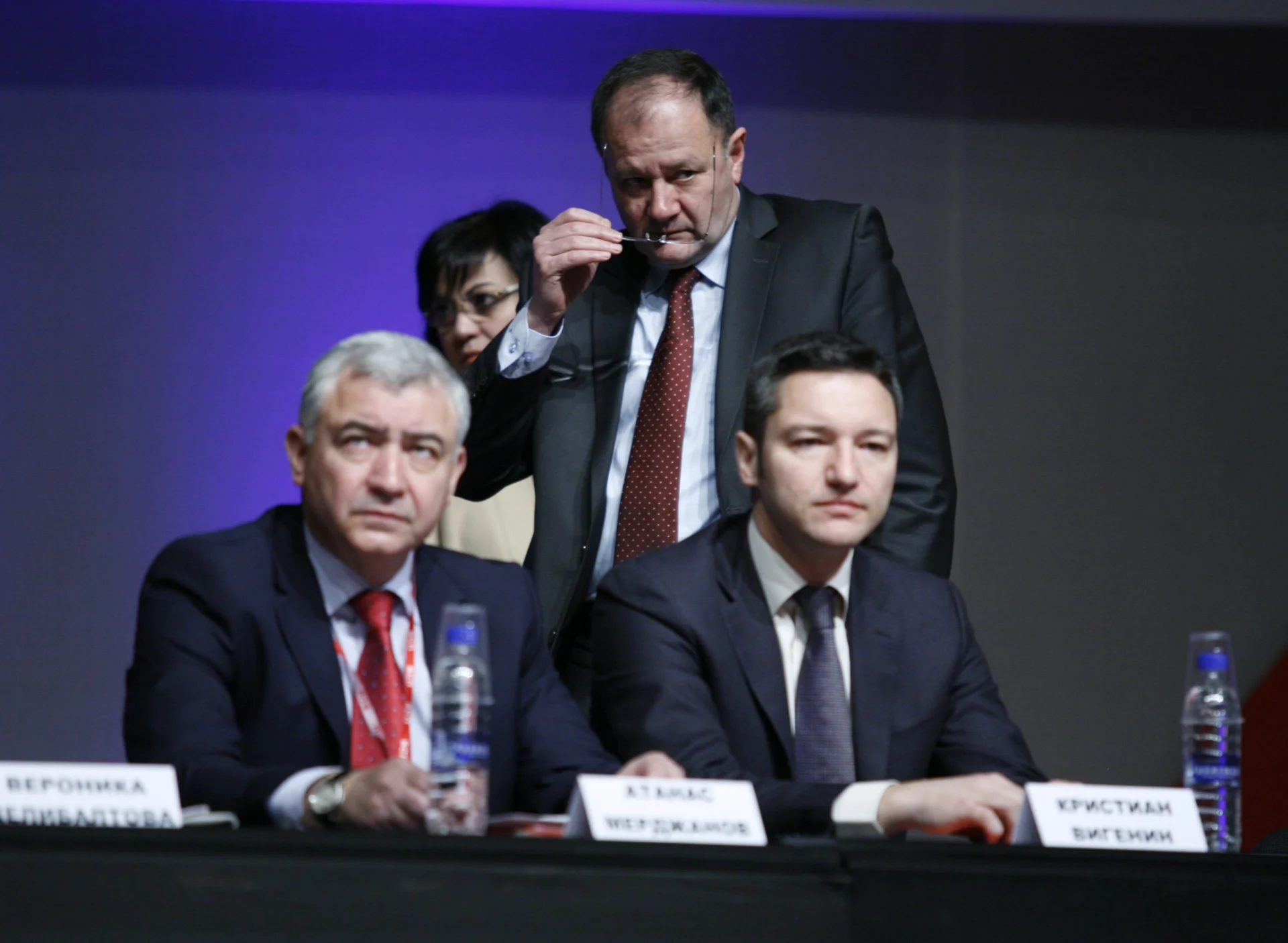 НДК 48 Конгрес на БСП Михаил Миков Атанас Мерджанов