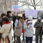 Протест срещу насилието над жени