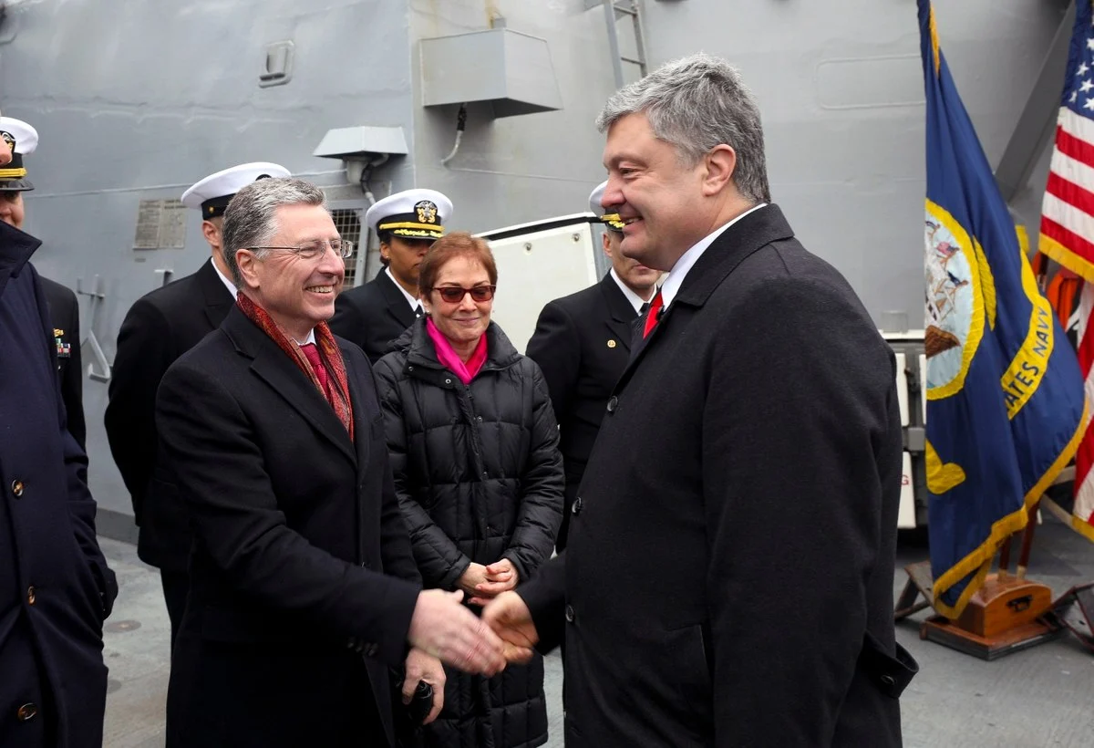 петро порошенко Кърт Волкър миноносец доналд кук