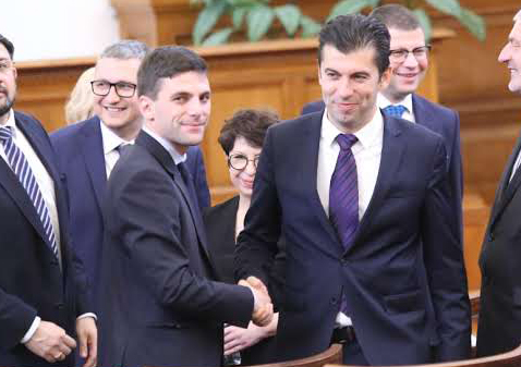 Парламент откриване на 47 - мото народно събрание Никола Минчев Кирил Петков