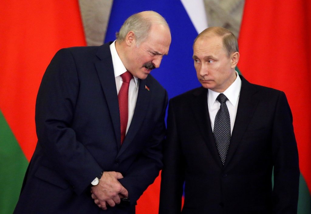 Путин и Лукашенко се срещат в Санкт Петербург 1 Александър Лукашенко Владимир Путин