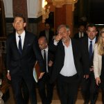 Софийски универитет Климент Охридски Дебат "Бъдещето на Европа" със зам.-председателя на ЕК Юрки Катайнен. Иван Илчев - ректор на СУ Климент Охридски