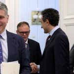 Министърът на регионалното развитие и благоустройството Андрей Цеков (вляво) беше на работно посещение във Варна