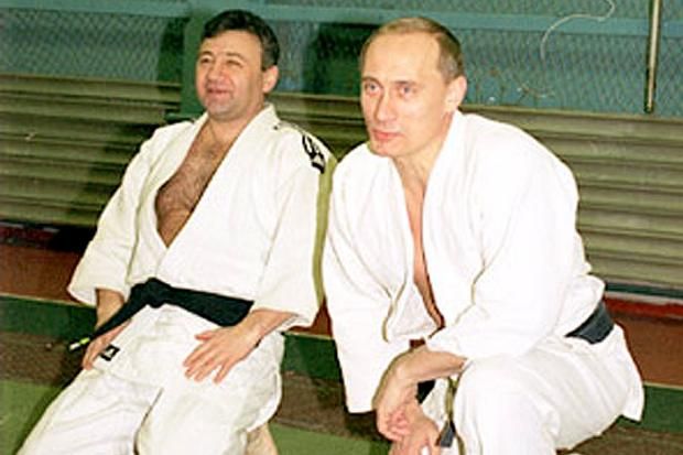Аркади Ротенберг и Владимир Путин