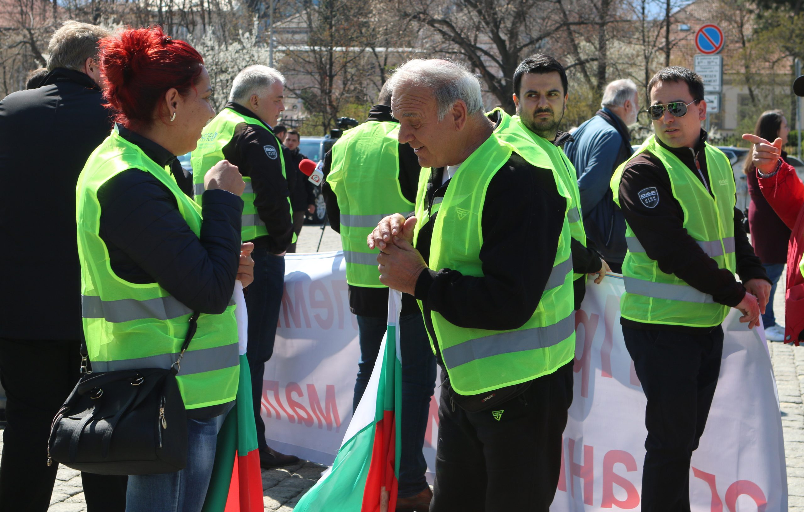 Протест на превозвачите