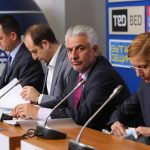 Пресконференция на Института на дипломираните експерт-счетоводители в България (ИДЕС) Васко Райчев – председател на УС на ИДЕС; Валя Йорданова – зам.- председател на УС на ИДЕС; Велин Филипов – зам.- председател на УС на ИДЕС; Илия Илиев – член на УС на ИДЕС...