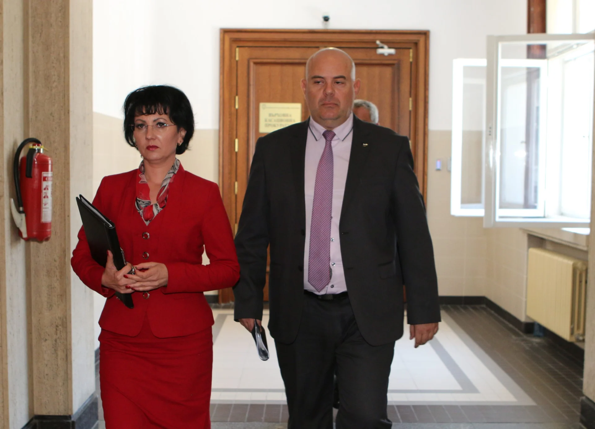 Брифинг КТБ Съдебна палата Румяна Арнаудова прокурор Иван Гешев